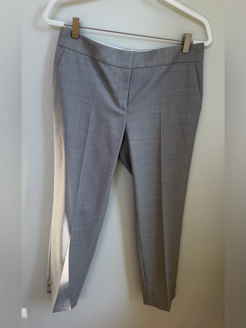Ann Taylor Classic Women's Light Gray/Silver Dress Pants